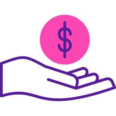 para simgesi vektör illüstrasyonu