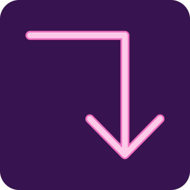 ok simgesi vektör illüstrasyonu