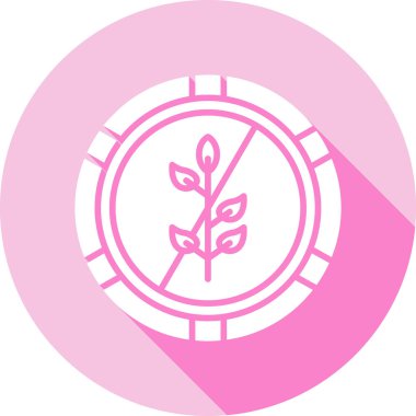 Çemberli bir yaprağın vektör çizimi