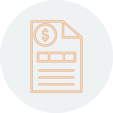 madeni para simgesi vektör illüstrasyon tasarımı içeren kağıt belge