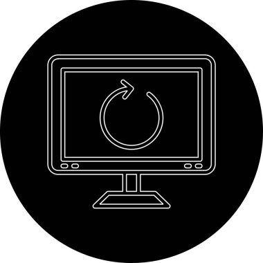 Modern simgenin vektör illüstrasyonu