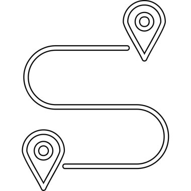 gps konum pin simgesi