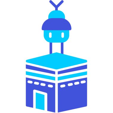 Bina. Web simgesi basit illüstrasyon