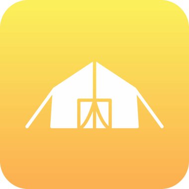 ahır simgesi dijital turuncu