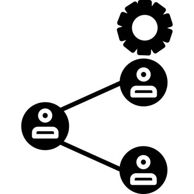 Seo simgesinin vektör illüstrasyonu