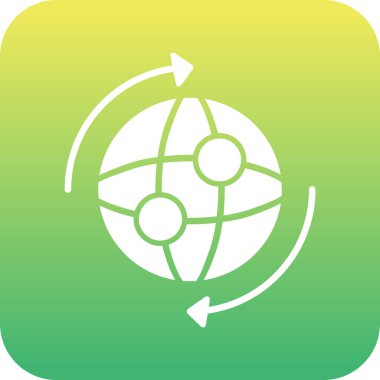 Seo simgesinin vektör illüstrasyonu