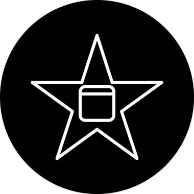 Yıldızın vektör illüstrasyonu