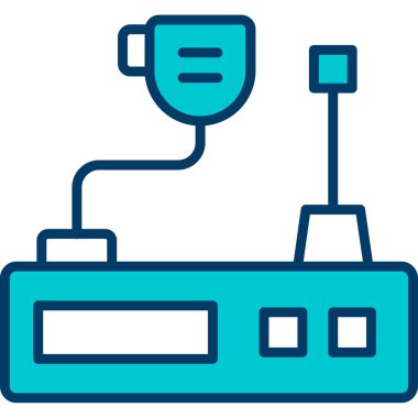 Fiş. Web simgesi basit illüstrasyon