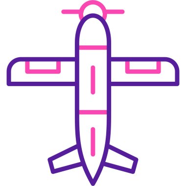 Uçak. Web simgesi basit illüstrasyon