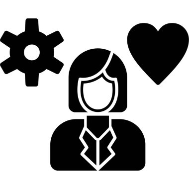 kalp aşk vektörü simgesi