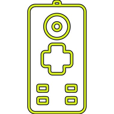 Beyaz arkaplanda basit ve minimalist ana hatlı uygulama simgesi