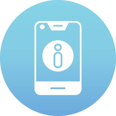 akıllı telefon simgesi vektör illüstrasyonu