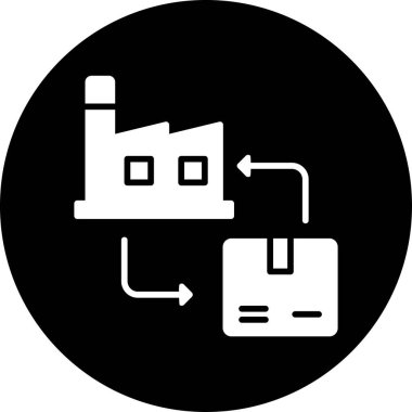 Modern simgenin vektör illüstrasyon tasarımı