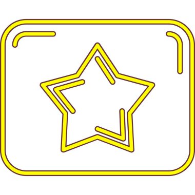 Yıldız vektör illüstrasyon tasarımı