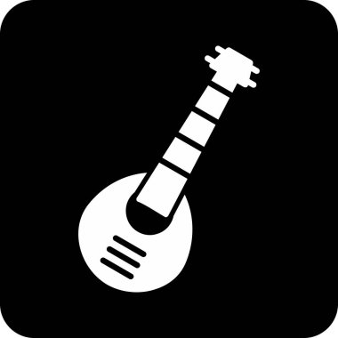 Modern b 'nin vektör illüstrasyonunda müziğin eksik simgesi