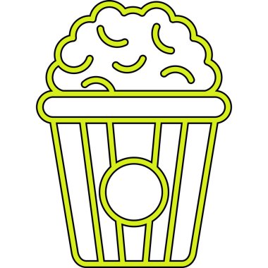 cupcake ikonu vektör illüstrasyonu