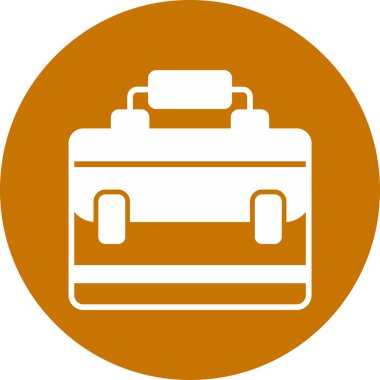 bagaj web simgesi basit illüstrasyon