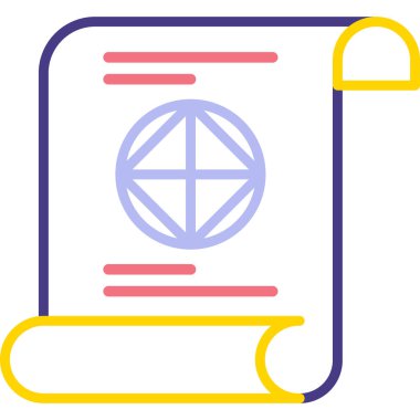 harita simgesinin vektör simgesi