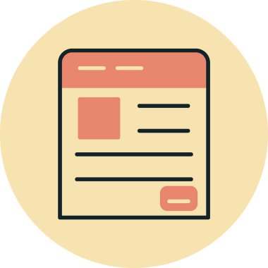 Seo simgesinin vektör illüstrasyonu