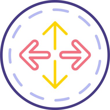 ok simgesi vektör illüstrasyonu