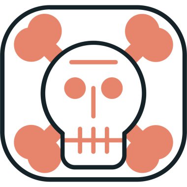 Cadılar Bayramı. Web simgesi basit illüstrasyon