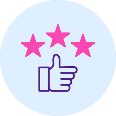 Geri bildirim. Web simgesi basit illüstrasyon