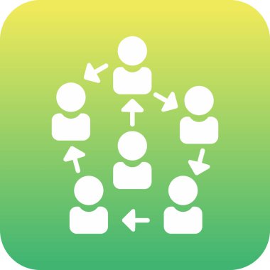 Benzersiz kullanıcı vektörü simgesi