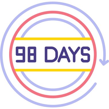 Doksan sekiz gün kaldı, satır simgesi tasarımı