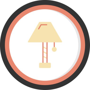 tablo lambası vektör simgesi