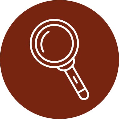 büyütme cam vektör simgesi