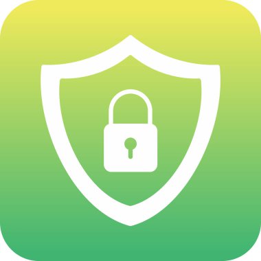 Güvenli kalkan simgesi vektörü