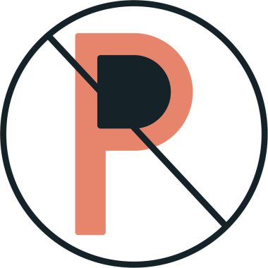 park işareti web simgesi basit illüstrasyon