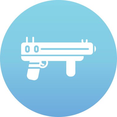 silah simgesi vektör illüstrasyonu