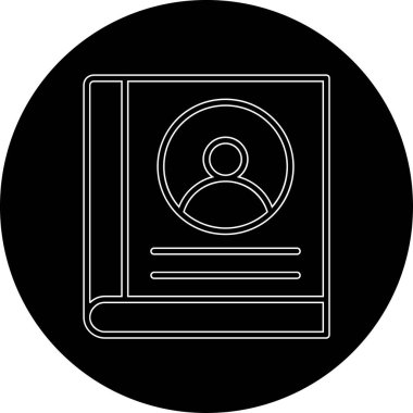 kitap simgesi, vektör illüstrasyonu