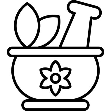 spa ve sağlık ikonu vektörü