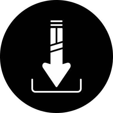 ok simgesi vektör illüstrasyonu