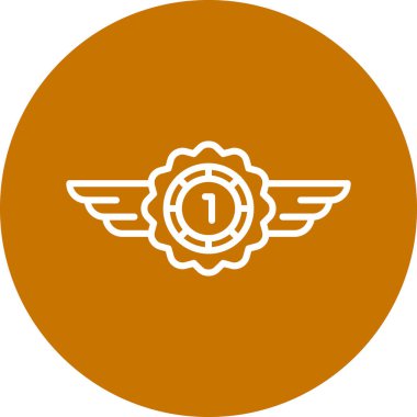 Bir araba simgesinin vektör illüstrasyonu