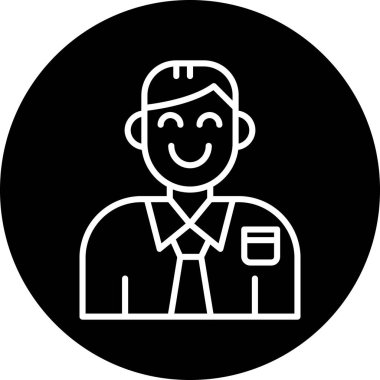 İnsan simgesinin vektör illüstrasyonu