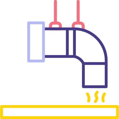 Klima ikonu vektör illüstrasyonu