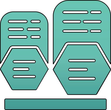 Modern b 'nin vektör illüstrasyonu