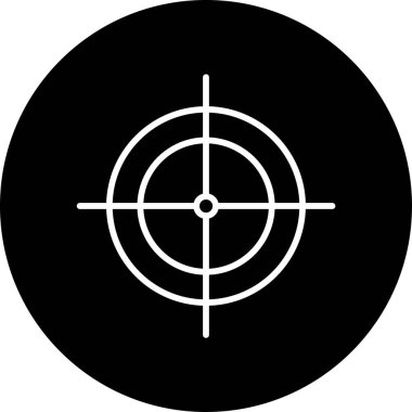 Hedef simgenin vektör illüstrasyonu