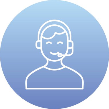 Adamım. Web simgesi basit illüstrasyon