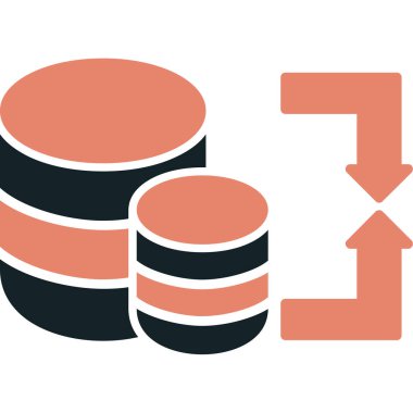 İş ve şirket simgesinin vektör illüstrasyonu