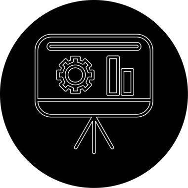 Modern eğitim ikonunun vektör illüstrasyonu