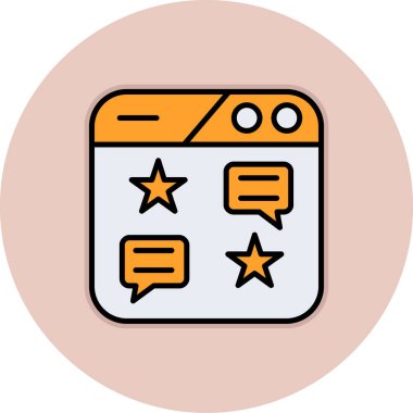 seo modern simgesinin vektör illüstrasyonu