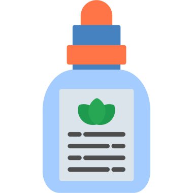 Şişe simgesinin vektör illüstrasyonu