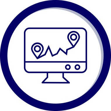 seo modern simgesinin vektör illüstrasyonu