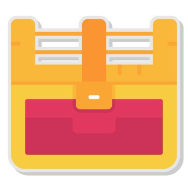 Yazıcı simgesi vektör illüstrasyonu