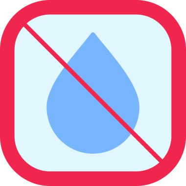 Su damlası. Basit tasarım