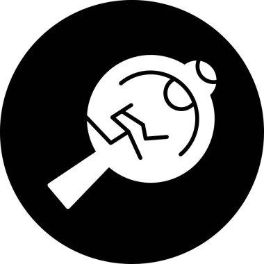 Tek bir simgenin vektör illüstrasyonu